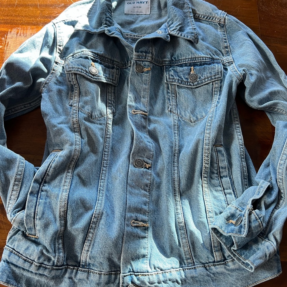 Old Navy Kids Blue Denim Jacket CL (14-16)